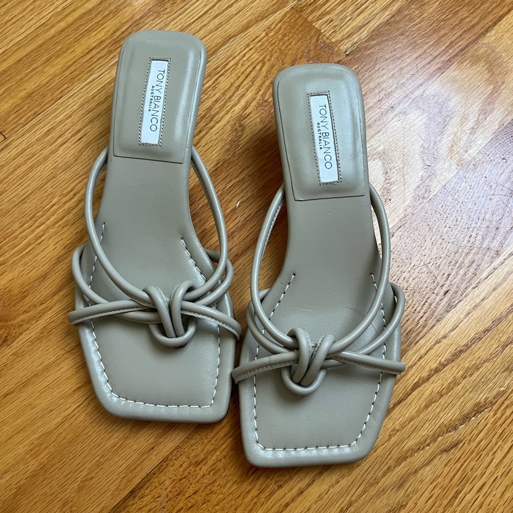 Tony Bianco Tuscany Mule in Stone